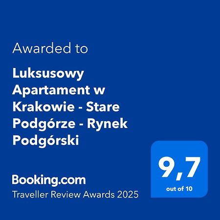 Luksusowy Apartament W Krakowie - Stare Podgorze - Rynek Podgorski Esterno foto